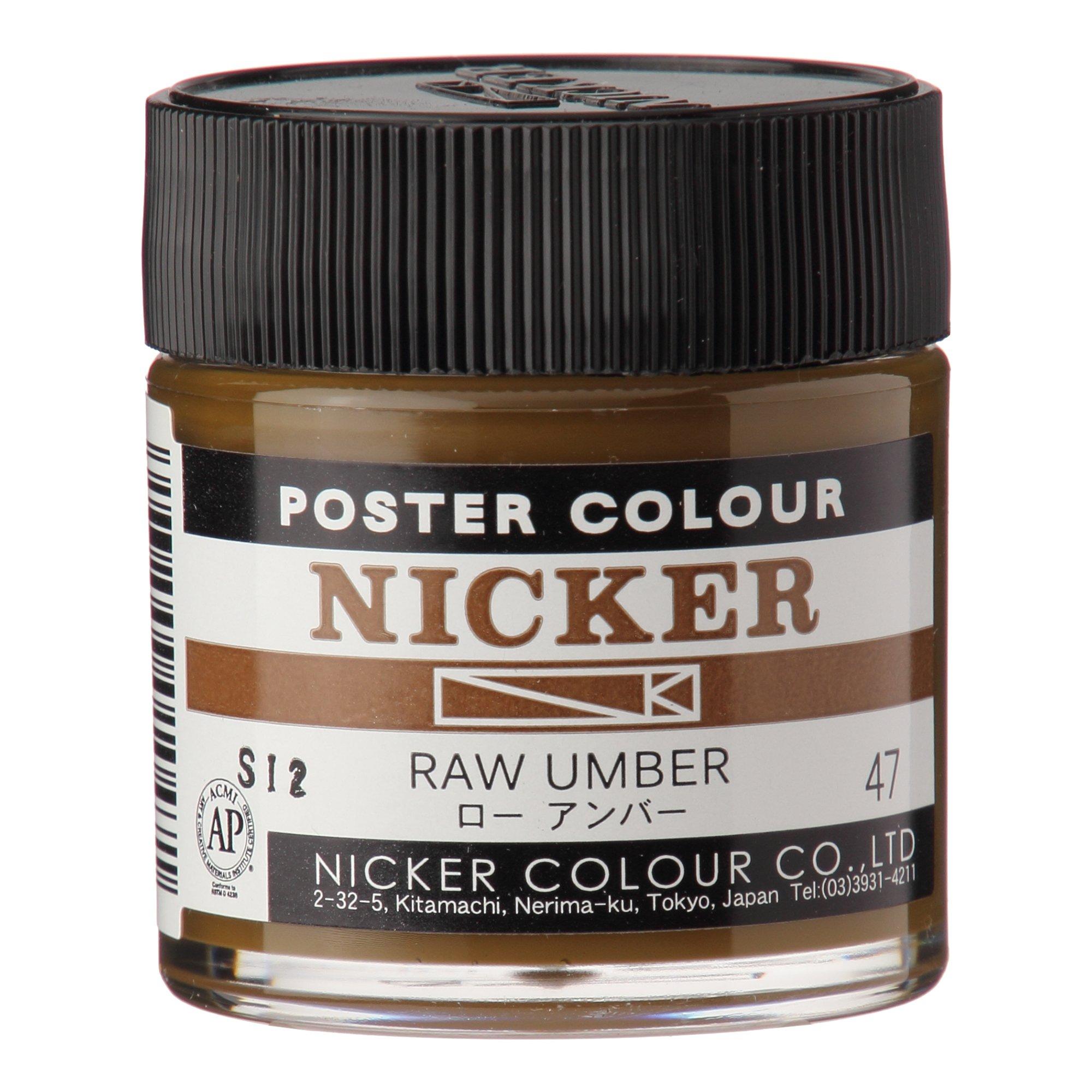 Nicker Paints Poster Colors Standard Colors Single Color 40mL  64 Colors Total