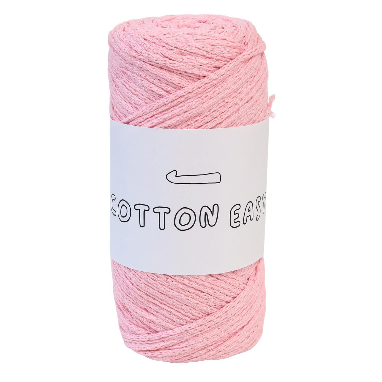 Knit Wit Korean Cotton Knitting Yarn [COTTON EASY] 1 skein approx. 200g Pink (Pink) KNW-CE5
