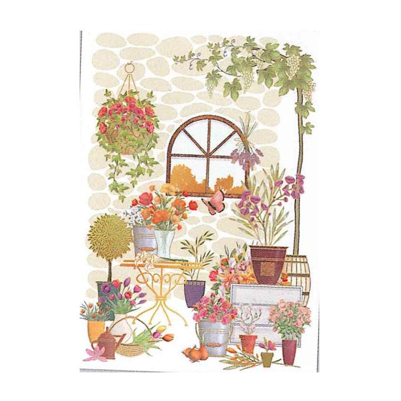 QUIRE Dutch Greer Card/Flower pot