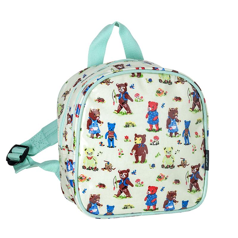 Nathalie Lete PVC-Coated Backpack / Goldilocks and the Three Bears