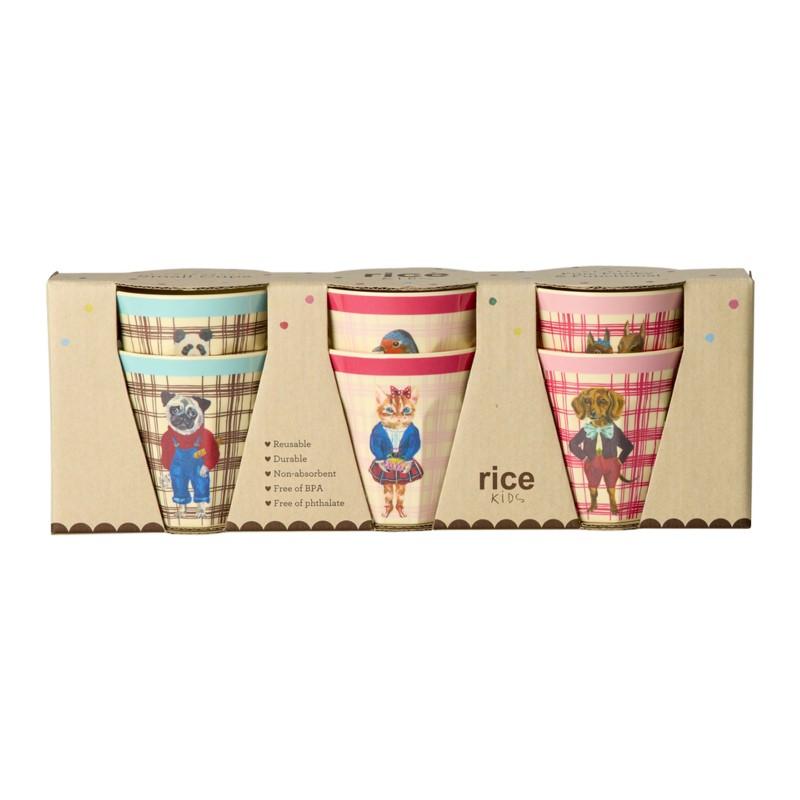 rice & Nathalie Lete Melamine Cup 160ml*6-piece set