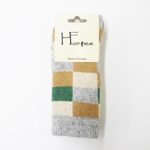 HFOOT WEAR Block Color Socks LGY*GR (CARREAUX)