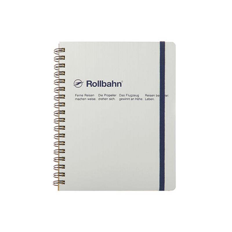 Rollbahn Pocket Memo Pad Metallic L / Silver