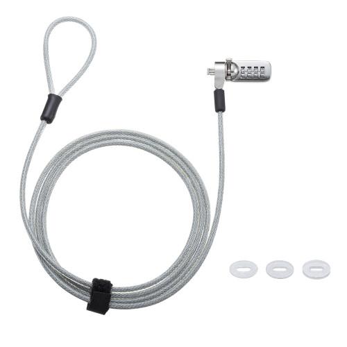 φ5mm x 2.0m PC Security Wire Set (Integrated Dial Type)