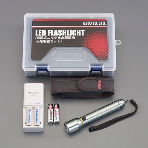 [2 AA batteries] Flashlight / LED (Rechargeable battery set)