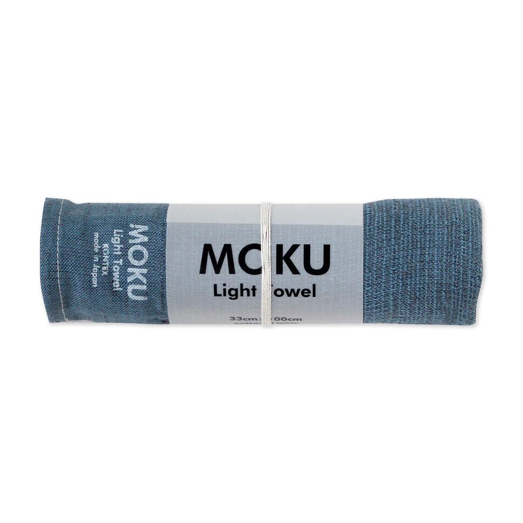 MOKU Light Towel M Size Turquoise Blue