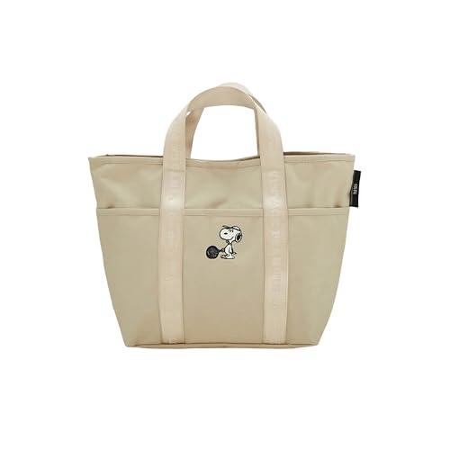 PEANUTS SOLEIL Tote M / LIGHT BEIGE