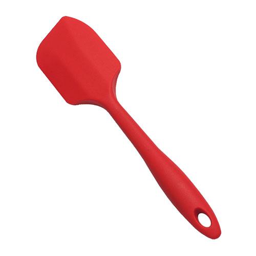 Eurokitchen Integrated Silicone Spatula Fin-Shaped Medium Size Red HICKTS00093RD