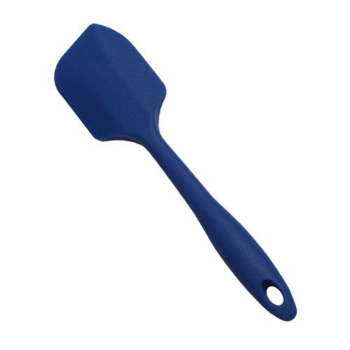 Eurokitchen Integrated Silicone Spatula Fin-Shaped Medium Size Blue HICKTS00094BL