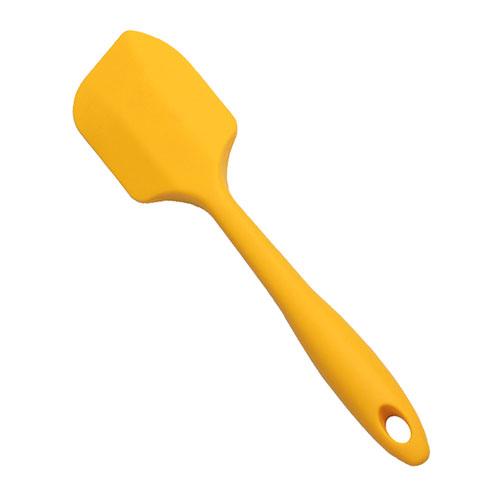 Eurokitchen Integrated Silicone Spatula Fin-Shaped Medium Size Yellow HICKTS00095YE