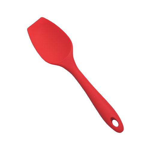 Eurokitchen Integrated Whole Silicone Scoop (Spoon-Shaped Spatula) Large Size Red HICKTS10815119