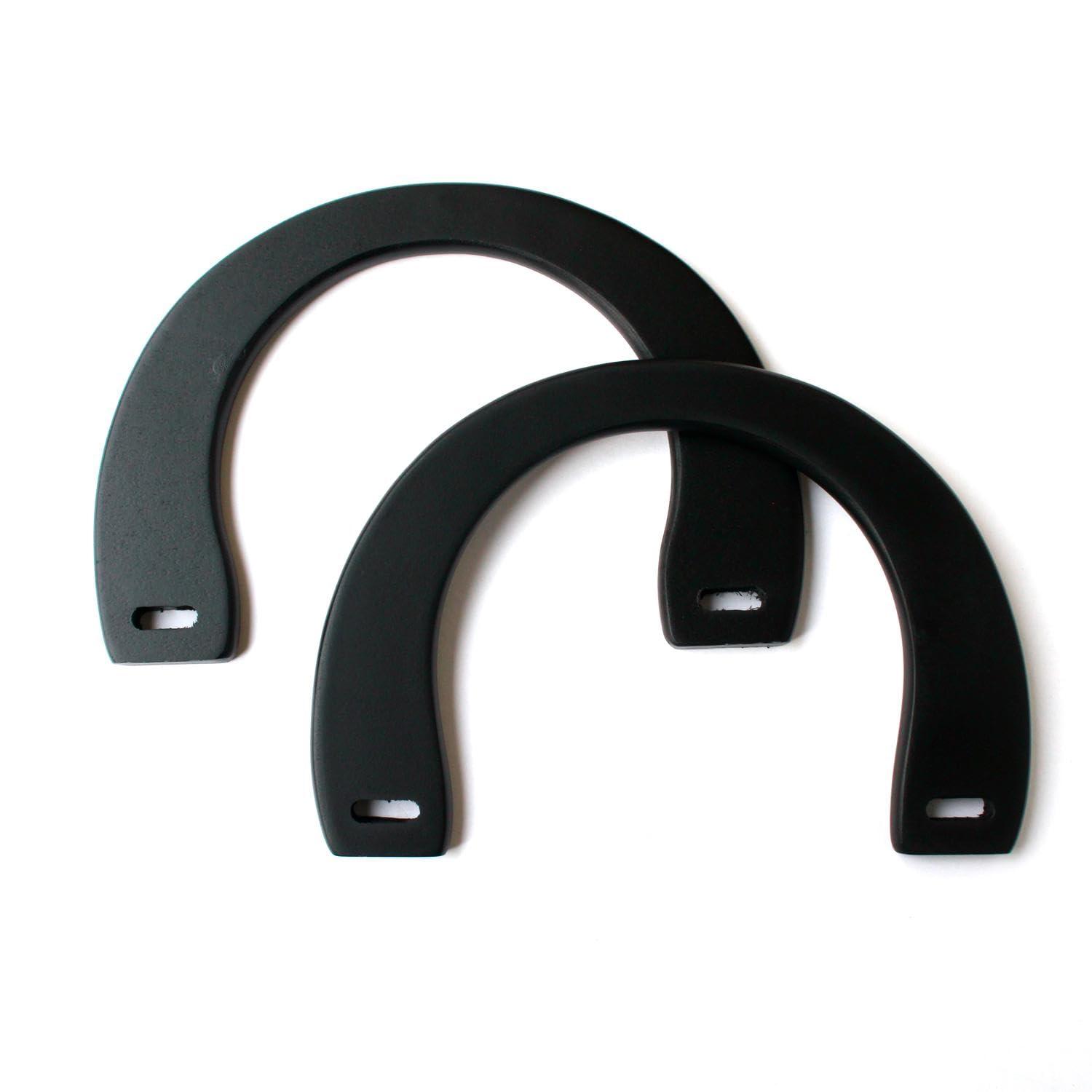 Nippon Chuko Wooden Handles, Set of 2 W19 × H12.5cm, Black KT336