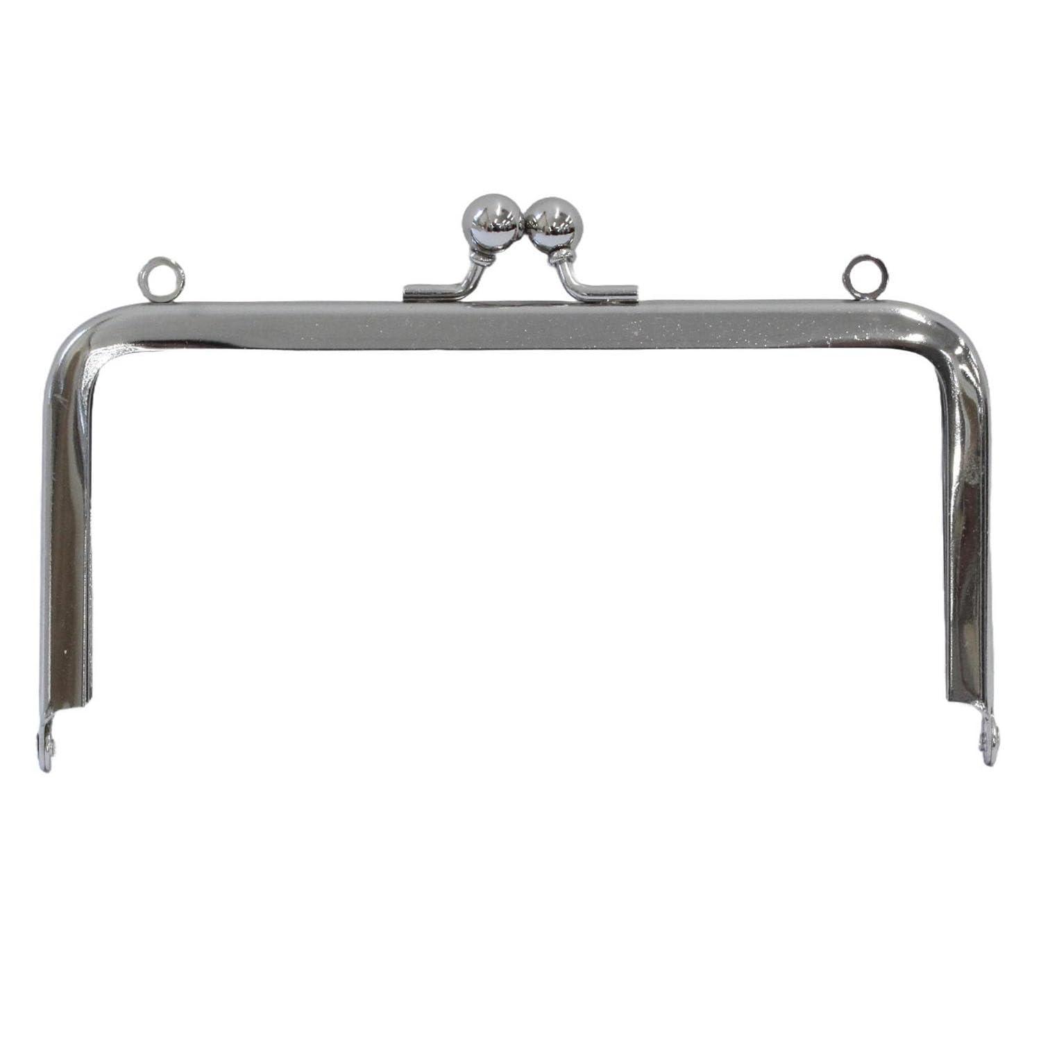 Nippon Chuko Can-shaped Metal Frame Approx. 11.8 × 6.5 cm 1 Piece Silver SKK6-S