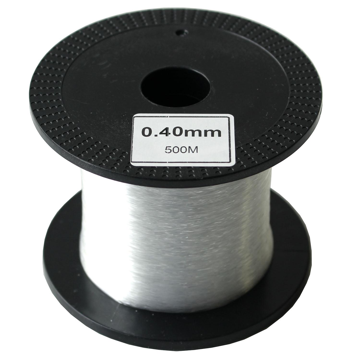 Nippon Chuko Nylon Thread for Accessory Making, Size 6 / 0.4mm, Value 500m Roll KET6-500M