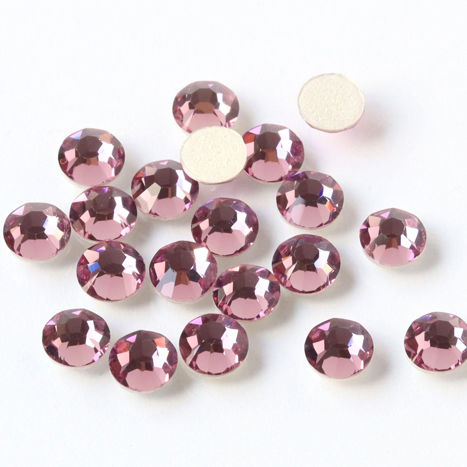 Nippon Button Trading Preciosa Rhinestone Hotfix Heat-Adhesive SS20 24-Piece Pack Light Amethyst M2038SS20-20020