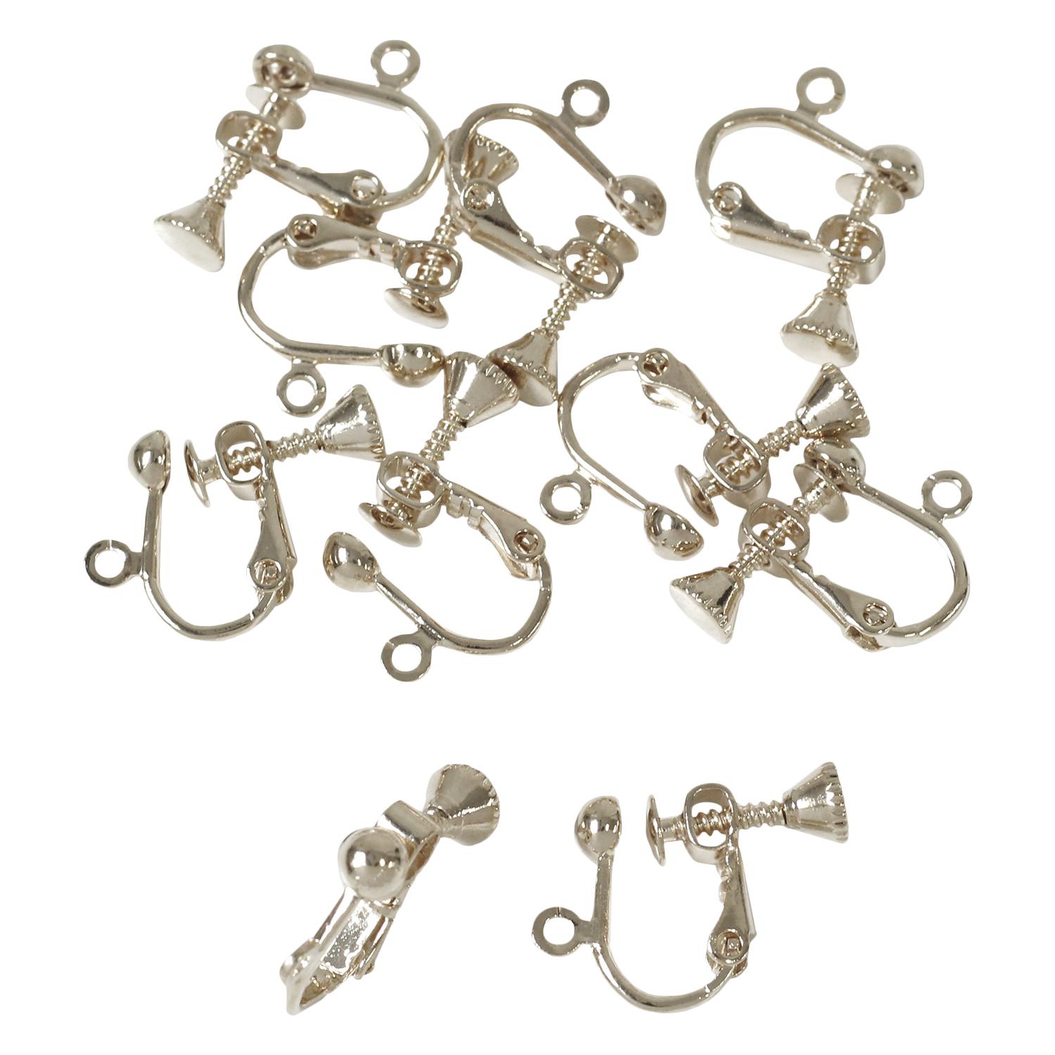 Nippon Chuko Nickel-Free Earring with Hook, 5 Pairs, Silver KE1500-S