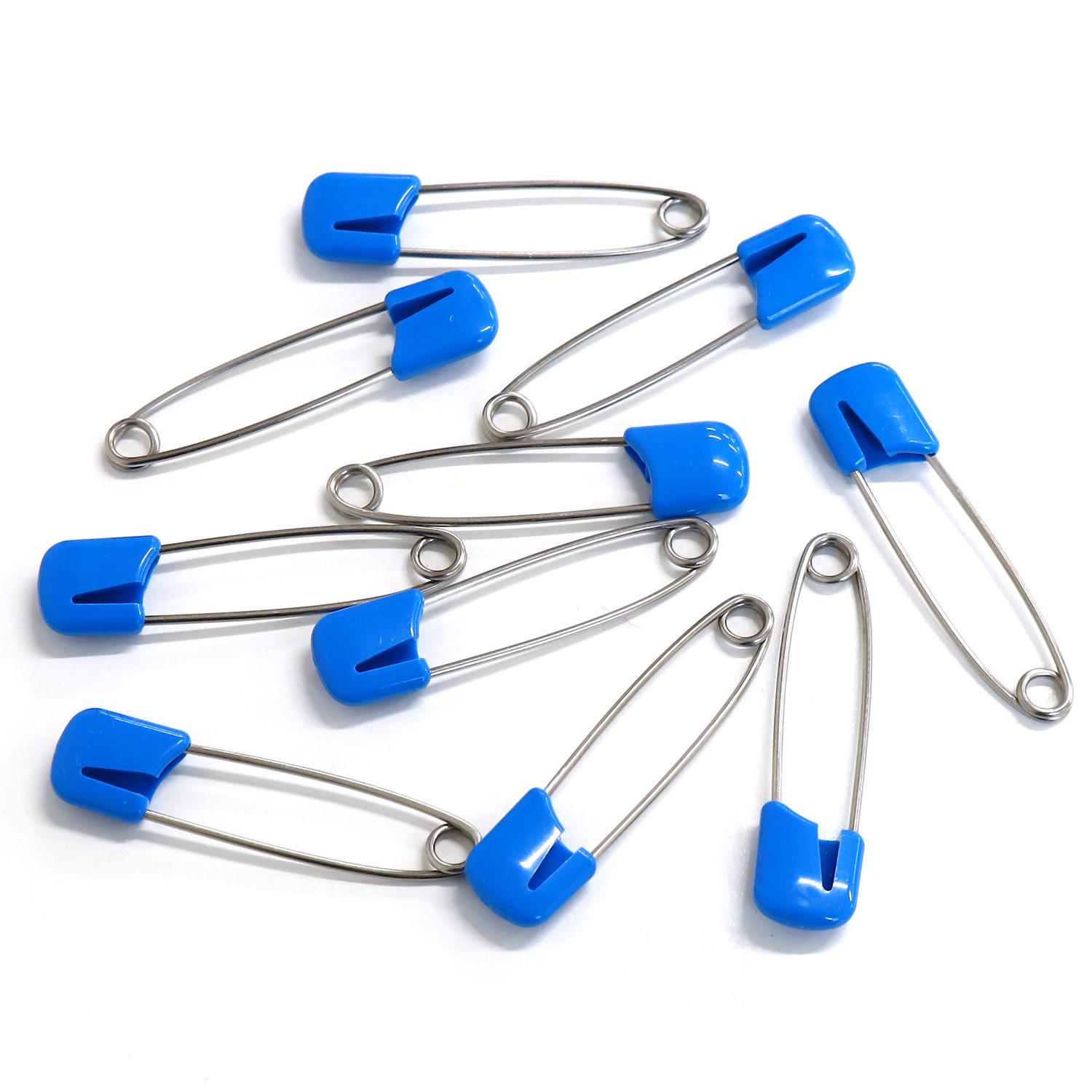 Nippon Chuko Safety Lock Pin “Clipin” Junior Total Length 44mm 100 Pieces Blue CRP-J100-B