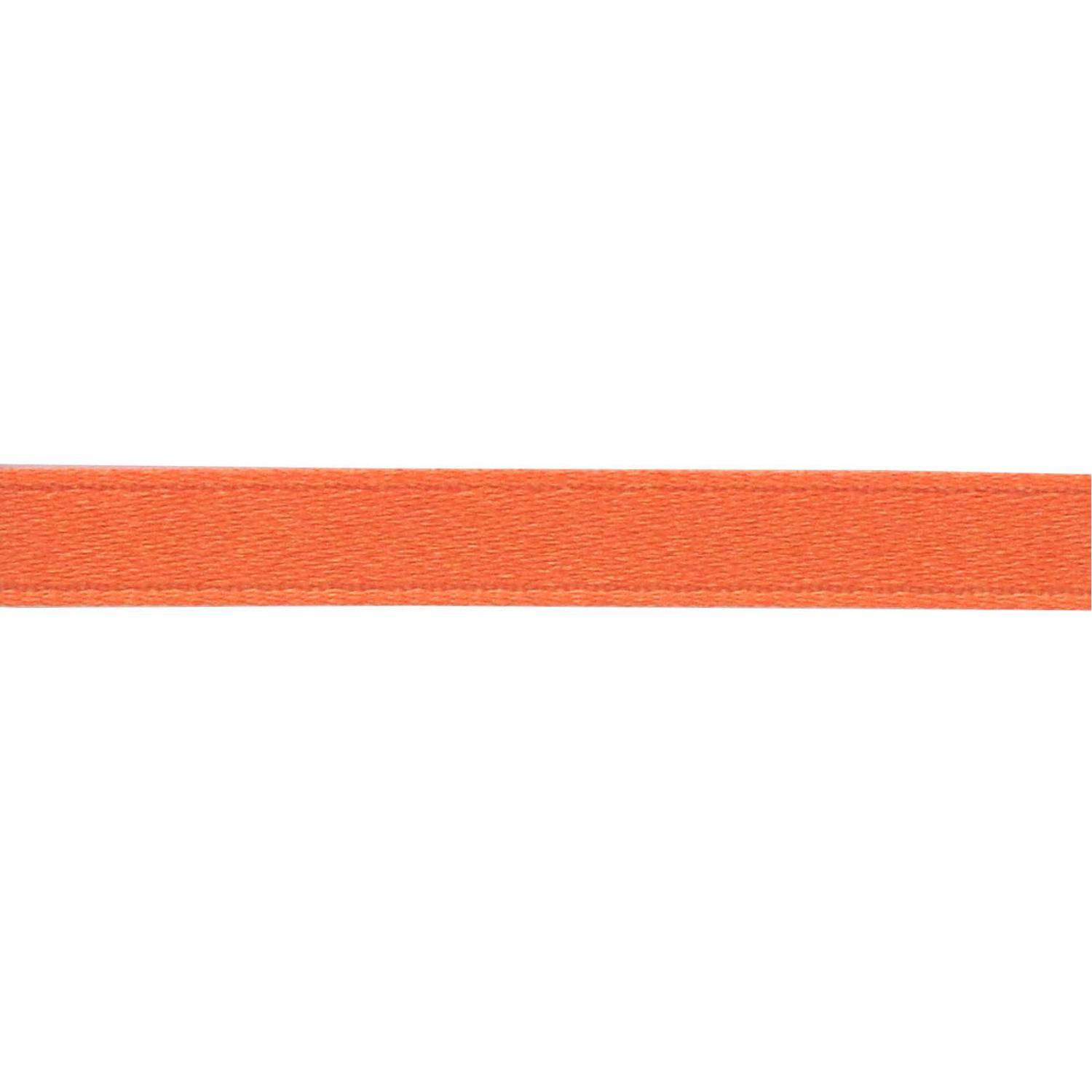Nippon Chuko Matte Satin Ribbon Double-Sided Finish 4mm Width × 15m Roll No.88 Orange BL1200-4