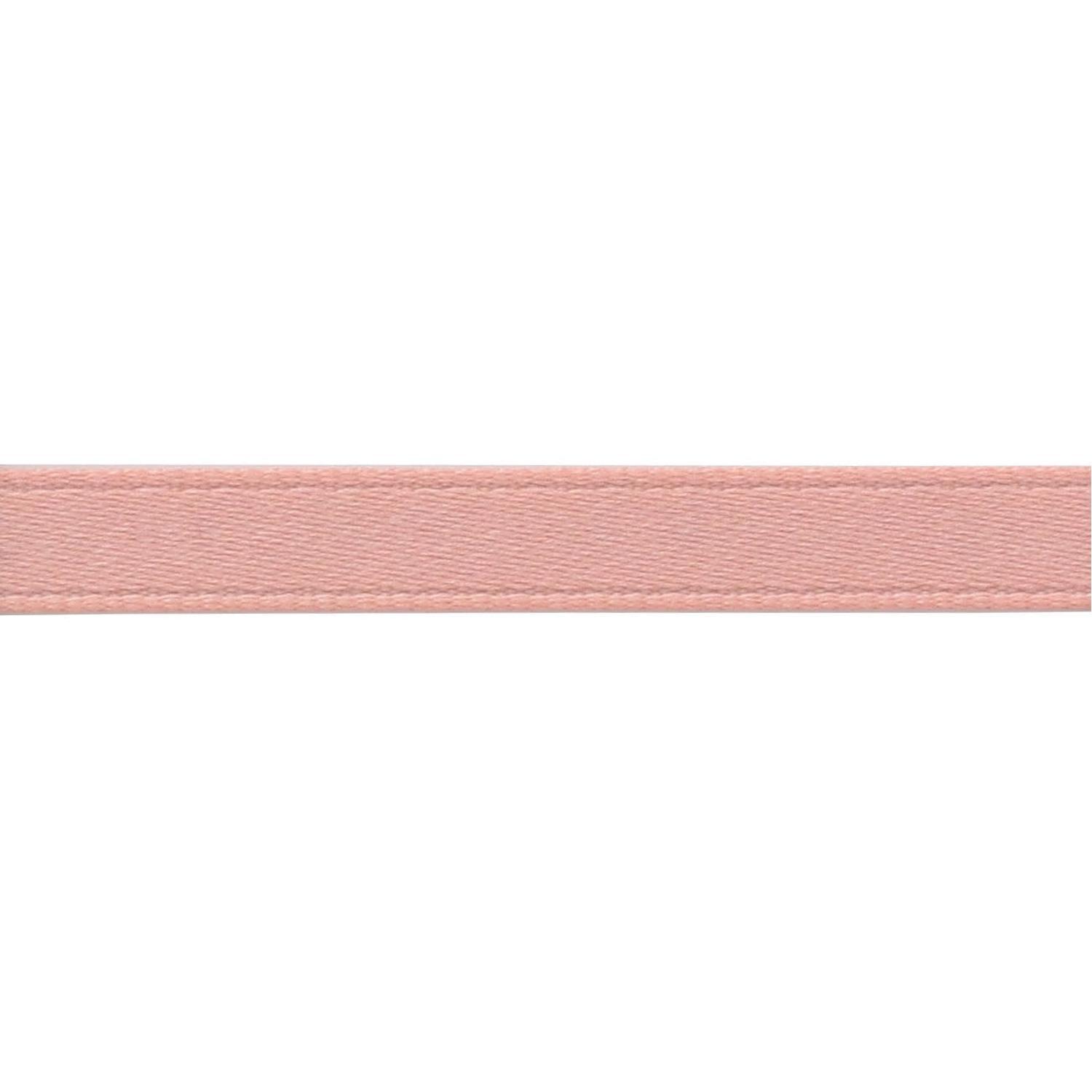 Nippon Chuko Matte Satin Ribbon Double-Sided Finish 4mm Width × 15m Roll No.50 Smoke Pink BL1200-4