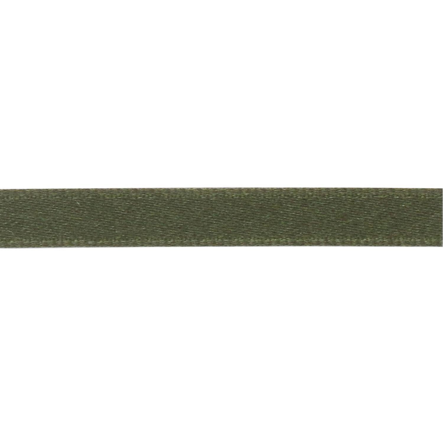 Nippon Chuko Matte Satin Ribbon Double-Sided Finish 4mm Width × 15m Roll No.93 Olive BL1200-4