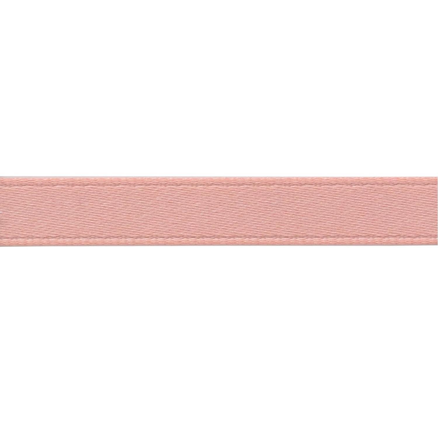 Nippon Chuko Matte Satin Ribbon Double-Sided Finish 6mm Width × 15m Roll No.50 Smoke Pink BL1200-6