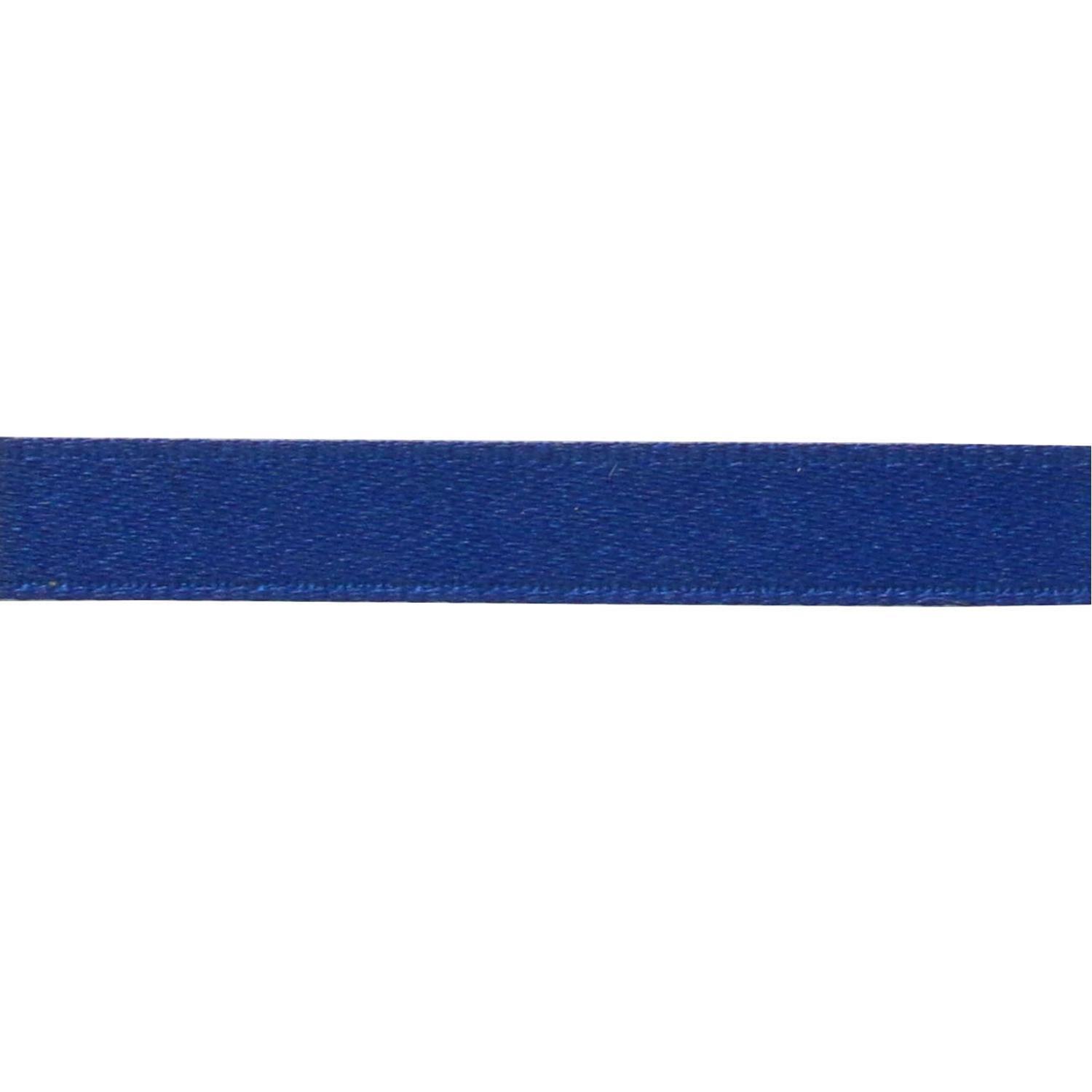Nippon Chuko Matt Satin Ribbon Double-Sided Finish 6mm Width × 15m Roll No.77 Royal Blue BL1200-6