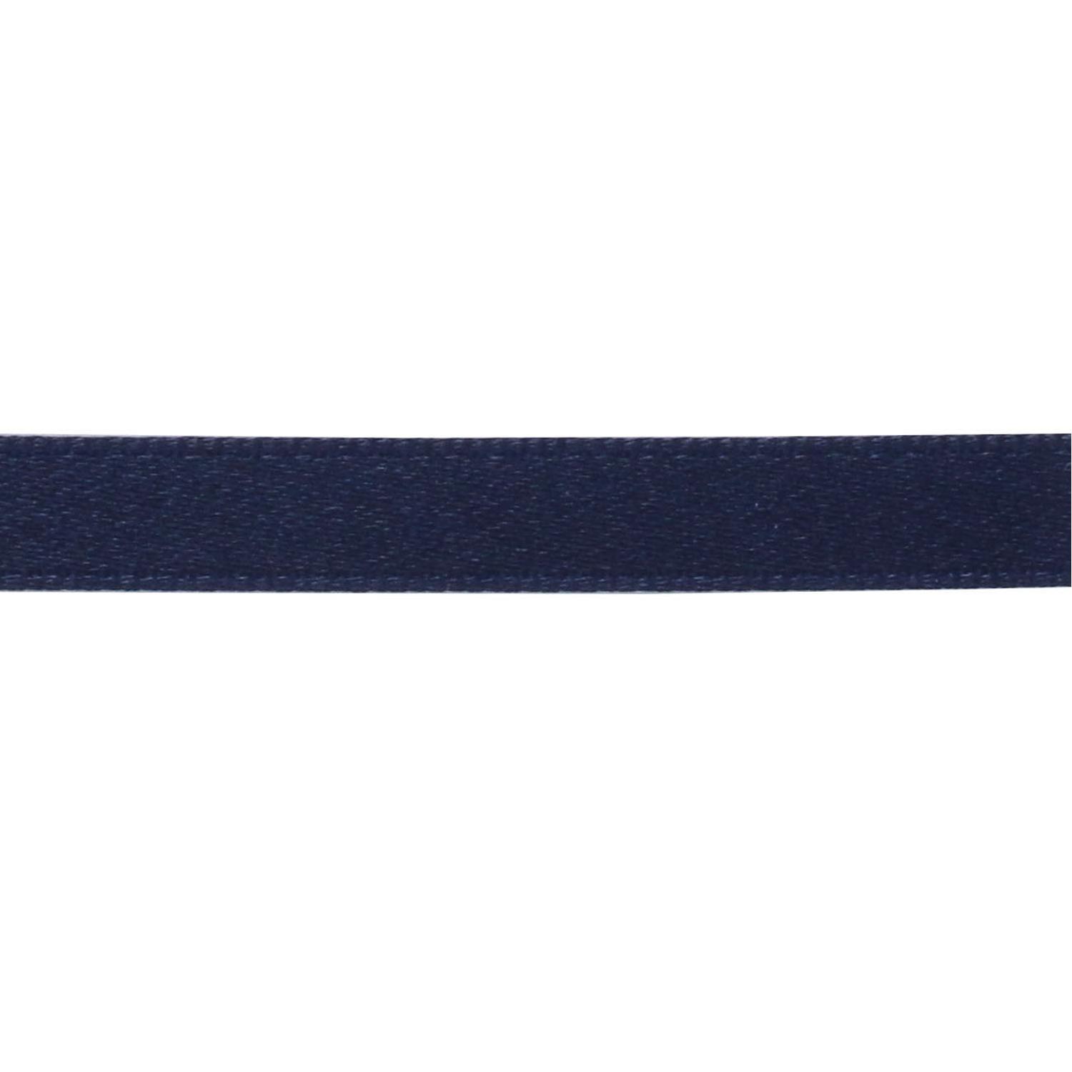 Nippon Chuko Matte Satin Ribbon Double-Sided Finish 6mm Width × 15m Roll No.78 Dark Navy BL1200-6