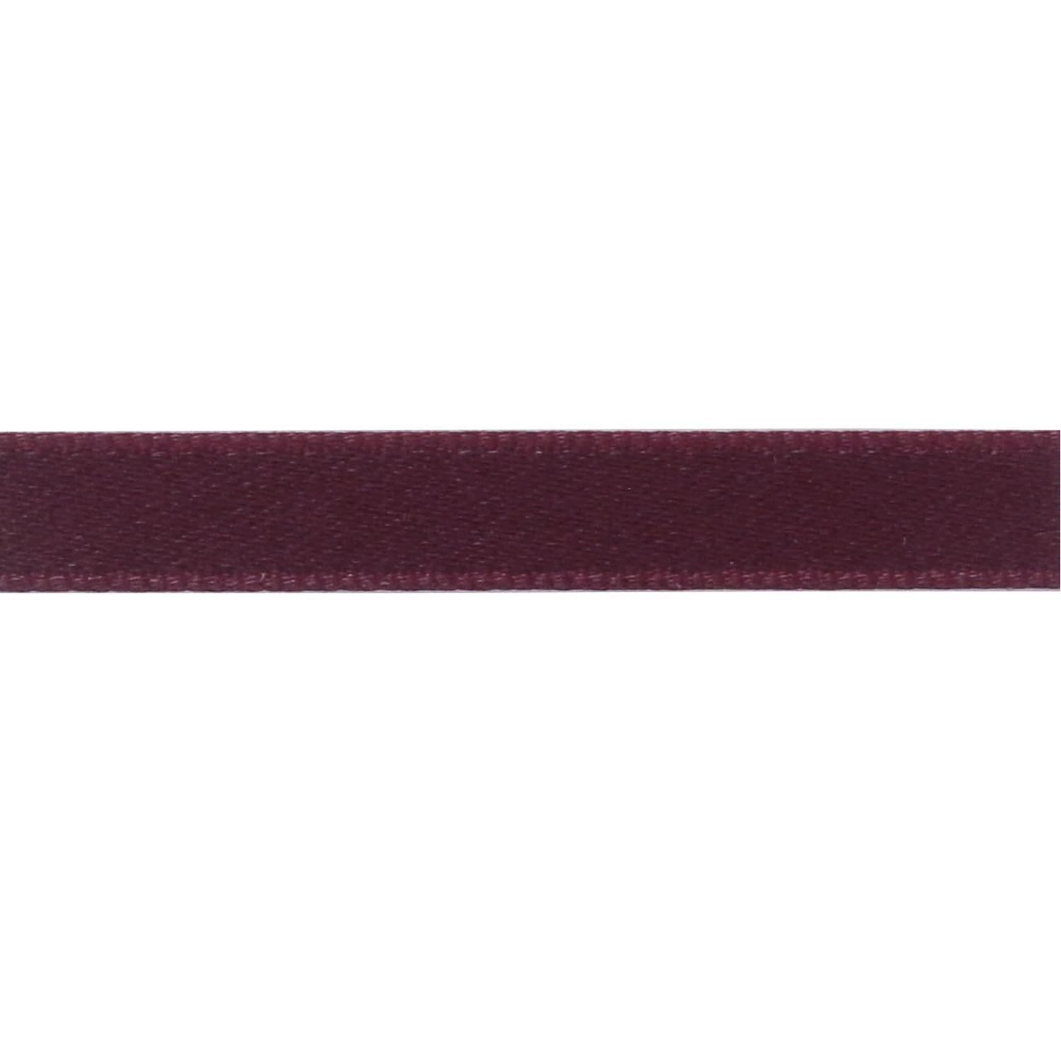 Nippon Chuko Matt Satin Ribbon Double-Sided Finish 6mm Width × 15m Roll No.35 Burgundy BL1200-6