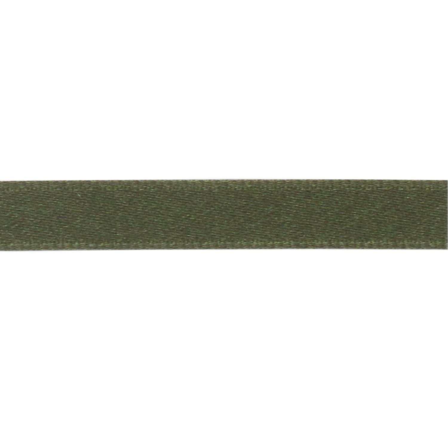 Nippon Chuko Matt Satin Ribbon Double-Sided Finish 6mm Width × 15m Roll No.93 Olive BL1200-6
