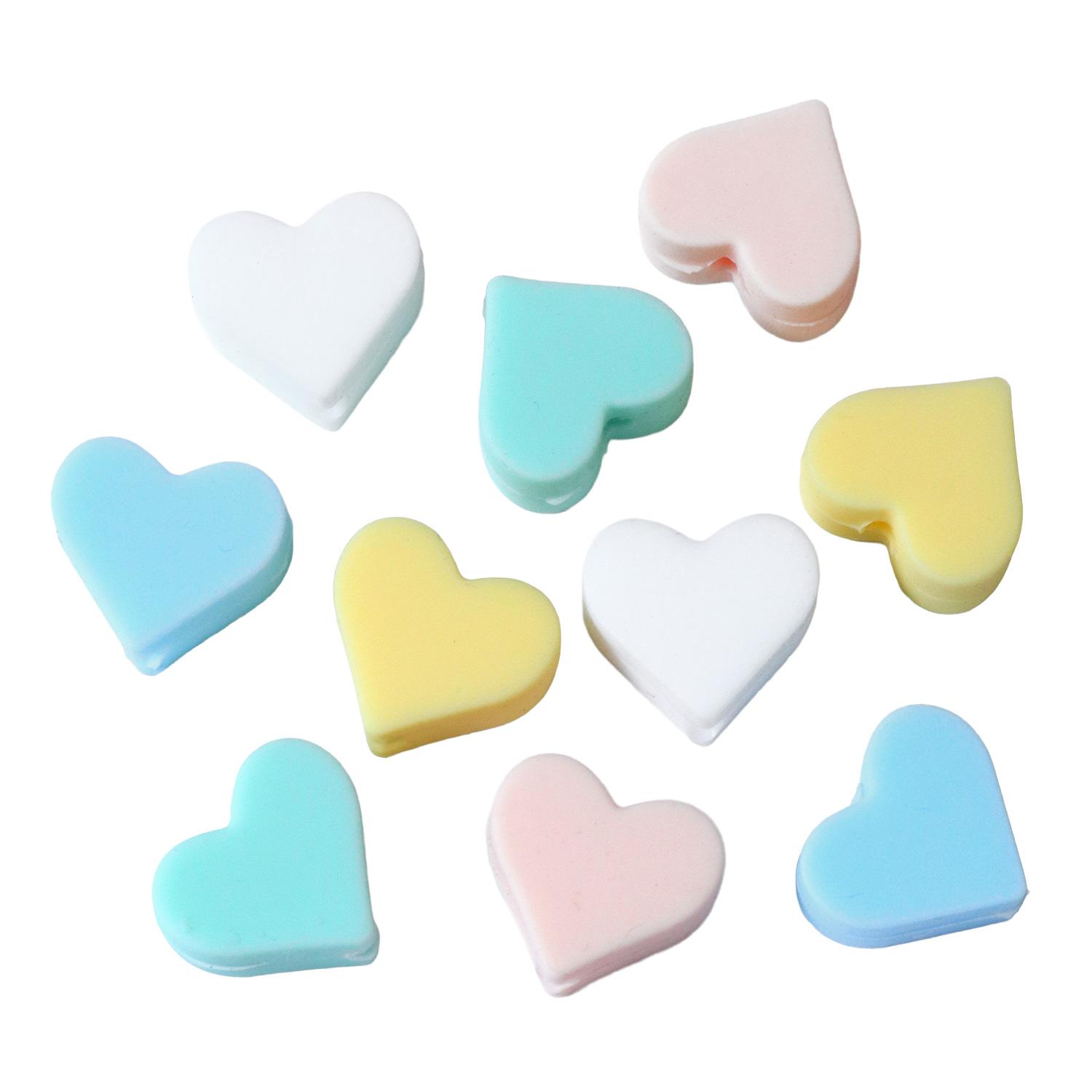Nippon Chuko  Heart Knitting Needle Caps Pastel Mix Set 5 Colors × 2 Each  CKT23149