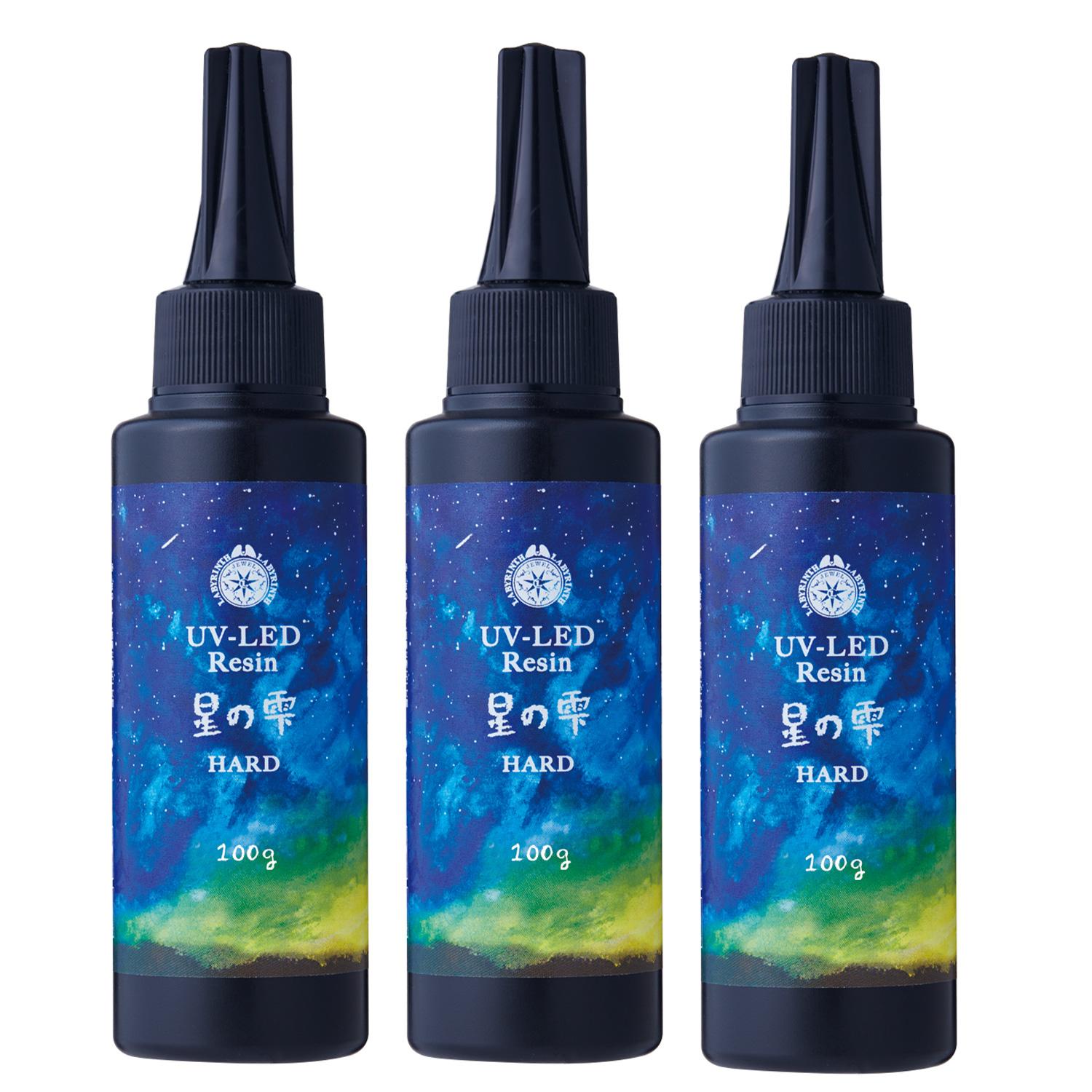 Pajico Star Drops Hard Type UV-LED Refill 100g 3-Pack 403240-3