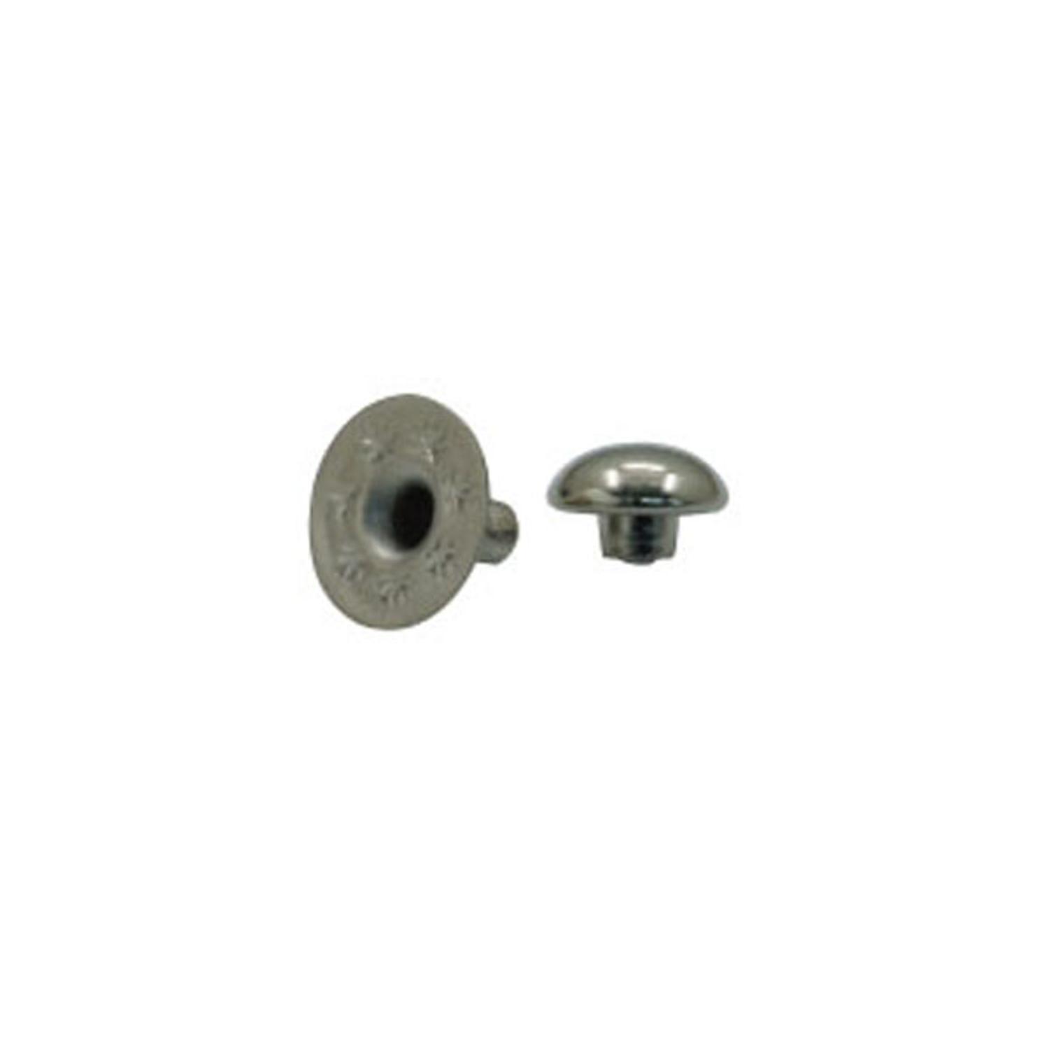 Nippon Chuko Yamataka Rivet 10×6mm (Small) 30-Piece Pack Nickel F3-94