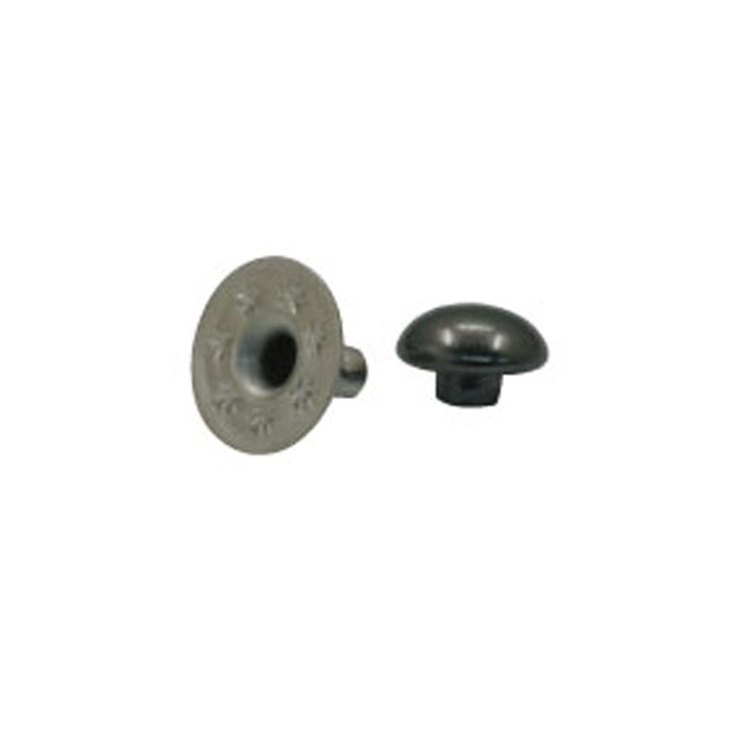 Nippon Chuko Yamataka Rivet 10×6mm (Small) 30-Piece Pack Black Nickel F3-96
