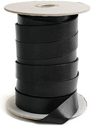 Nippon Button Trading Co., Ltd. Cowhide Leather Tape 20mm Width 10m Roll Black MTLS1020-7