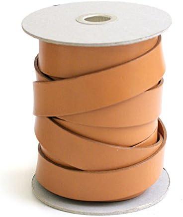 Nippon Chuko Vegetable-Tanned Leather Tape 25mm Width 10m Roll Beige MTLS1025-1
