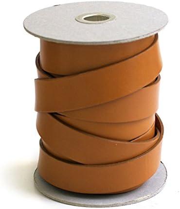 Nippon Chuko Genuine Leather Tape 25mm Width 10m Roll Camel MTLS1025-2 Craft Leather Craft Genuine Leather Sheet