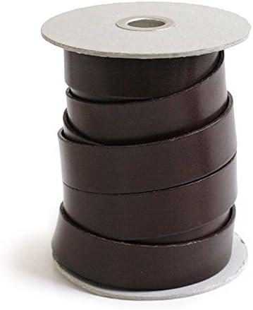 Nippon Chuko Genuine Leather Tape 25mm Width 10m Roll Dark Brown MTLS1025-4 Craft Leather Craft Genuine Leather Sheet