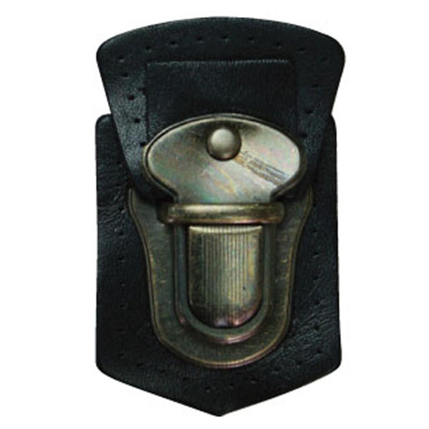 Nippon Chuko Genuine Leather Bag Fastener Parts Black MAP113-B