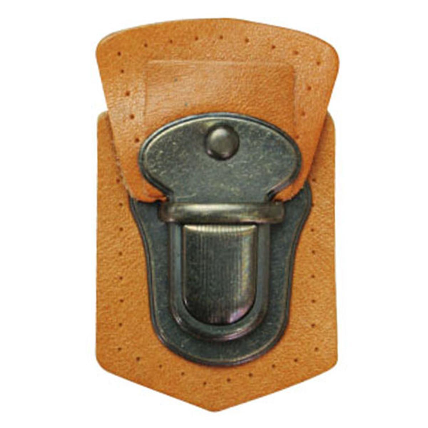 Nippon Chuko Genuine Leather Bag Fastener Parts Camel MAP113-Y