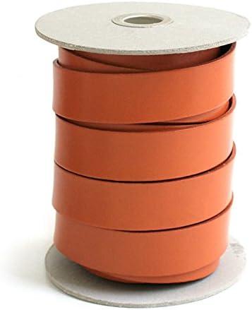 Nippon Chuko Genuine Leather Tape 25mm Width 10m Roll Orange MTLS1025-10
