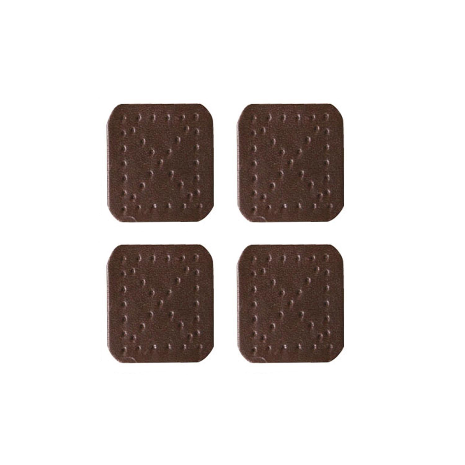 Nippon Chuko Genuine Leather Reinforcement Parts S Size 4-Piece Set Chocolate MAP115-C