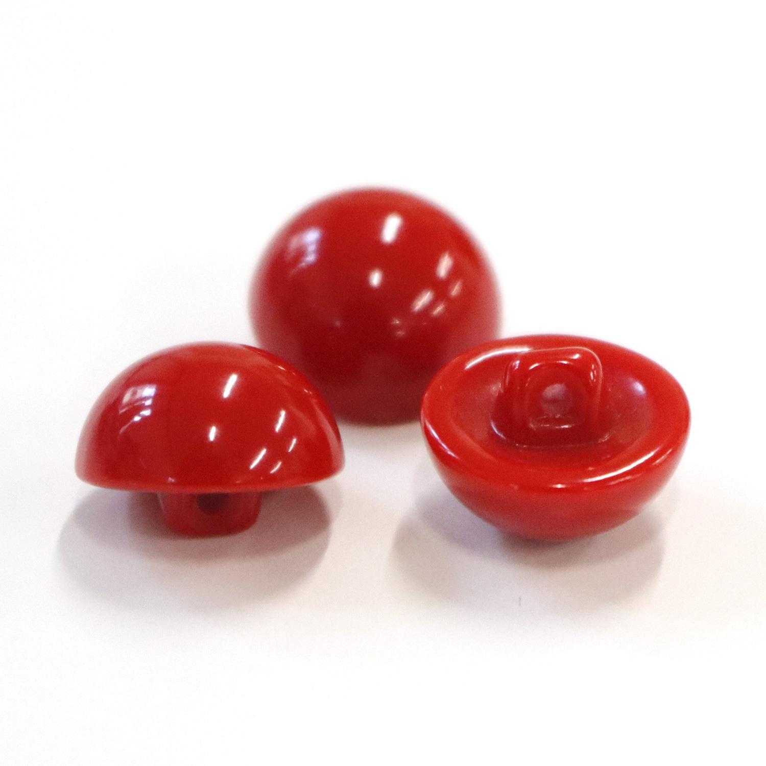 Nippon Chuko Eyelet Button, Back Hole Type, 10mm, 144 Pieces, Red, CE163-144