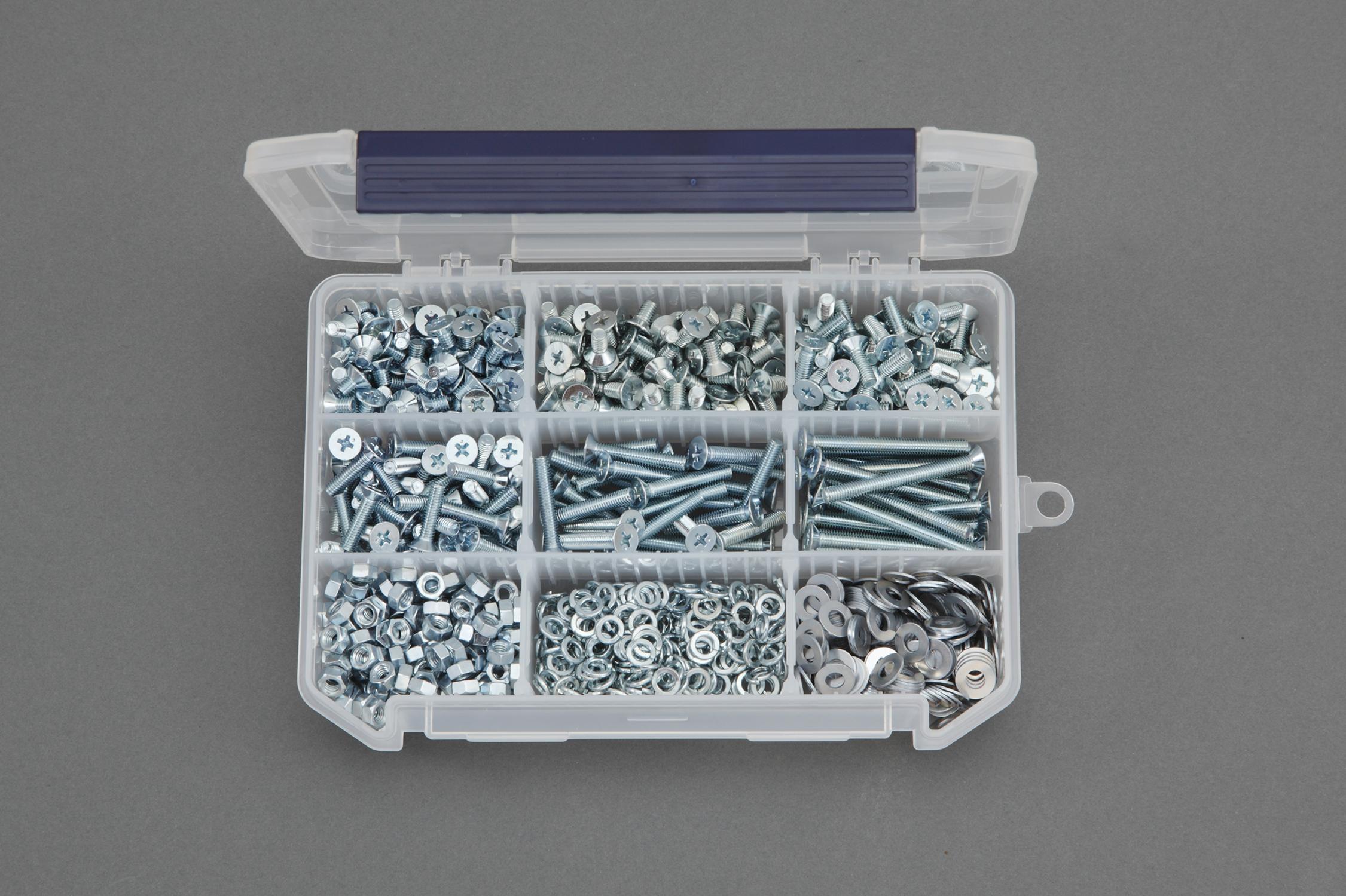 M5 Flat Head Screw, Nut, and Washer Set (Unicrom)