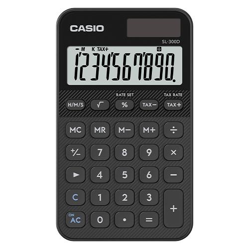 CASIO / Calculator Colorful Note Black