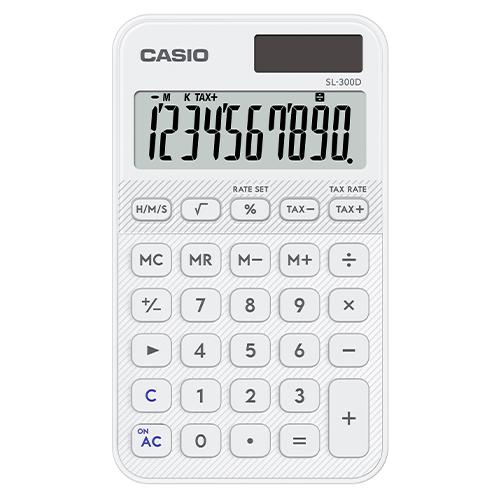CASIO / Calculator Colorful Note White