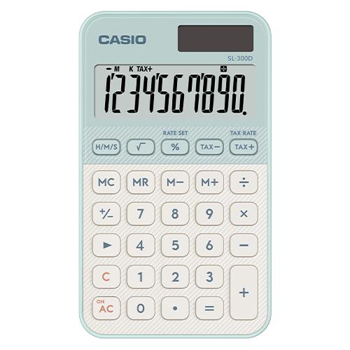 Casio / Calculator Colorful Note Light Green