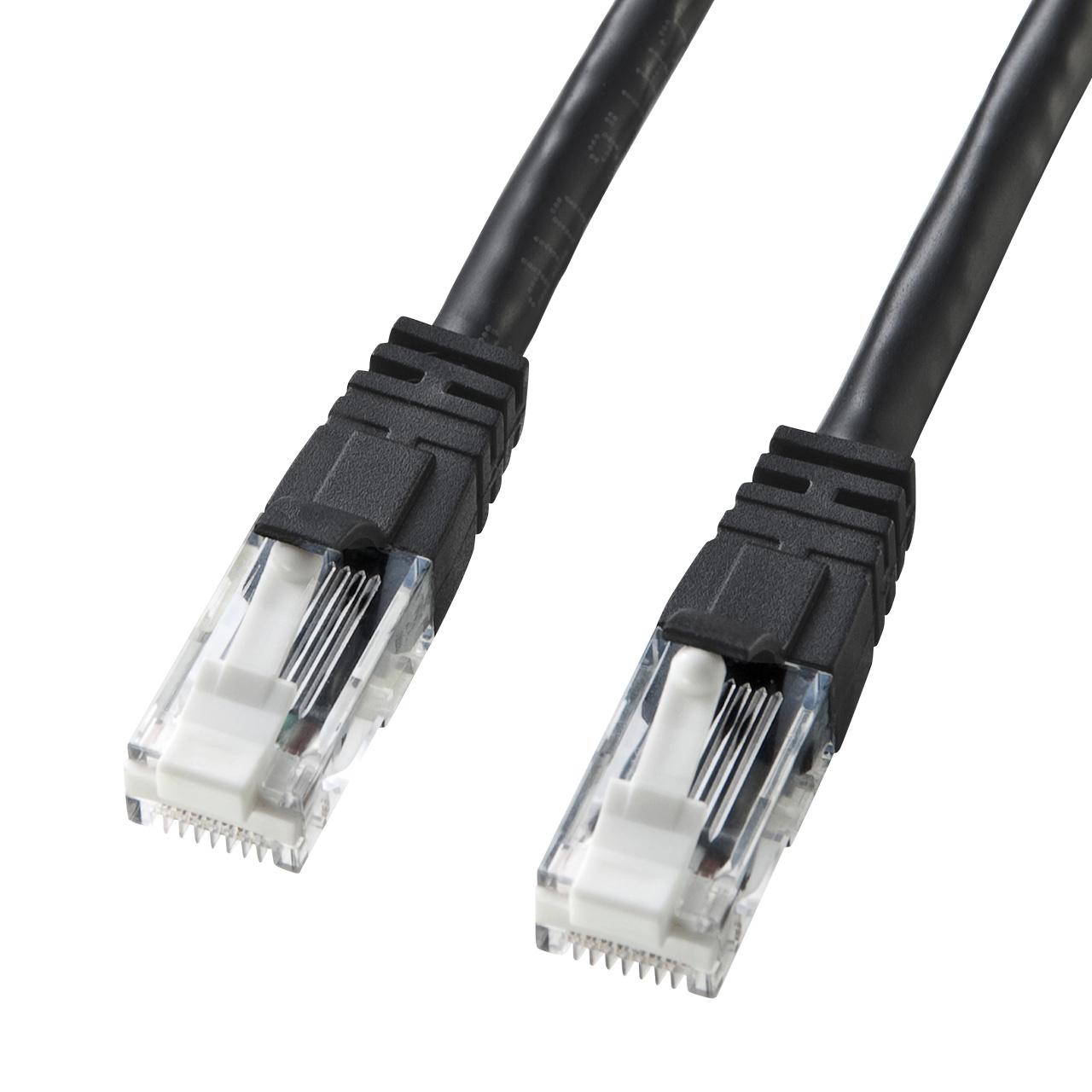 1mLAN Cable (CAT6 / Anti-Snag / Black)