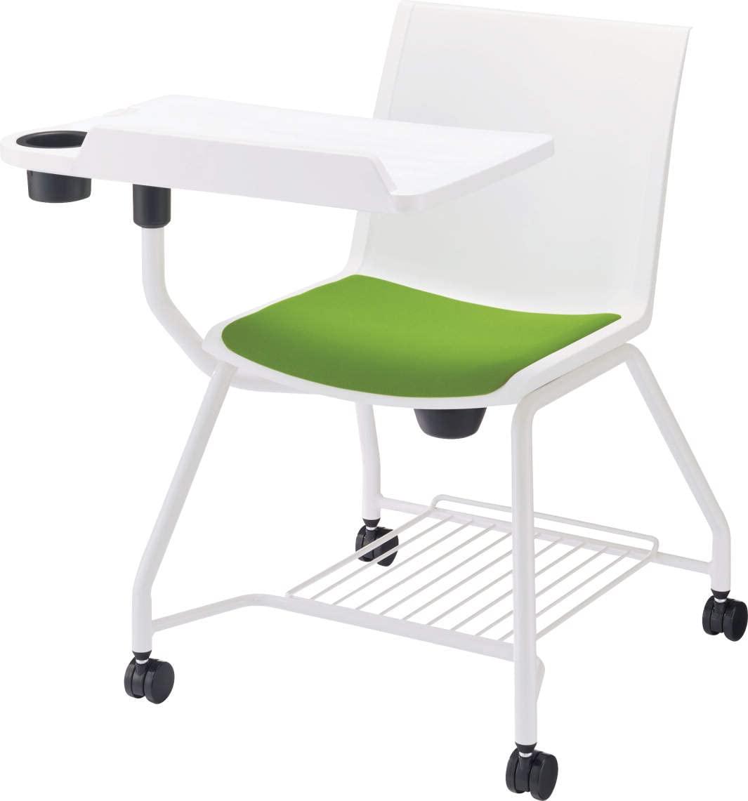 Esco Business Chair with Writing Armrest/Green EA956XA-132