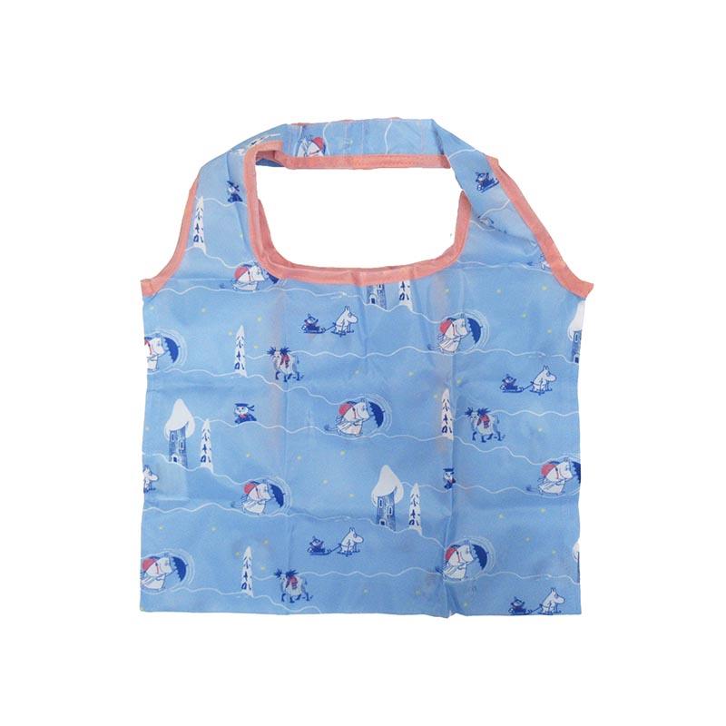 MOOMIN Mini Shopping Bag/Pattern Blue