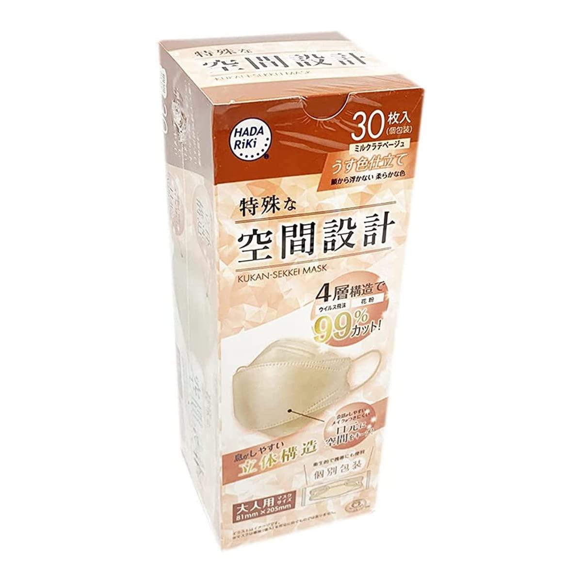 Space Design Mask 30-Pack Milk Crêpe Beige
